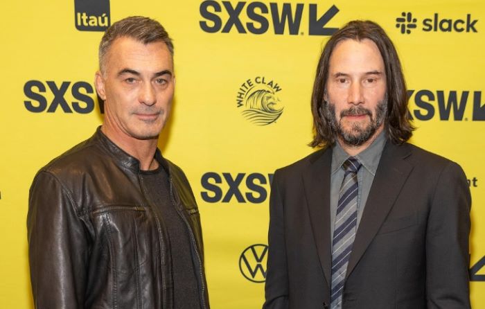 DUET MAUT: Keanu Reeves bersama sutradara John Wick 4 Chad Stahelski. (IMDB)