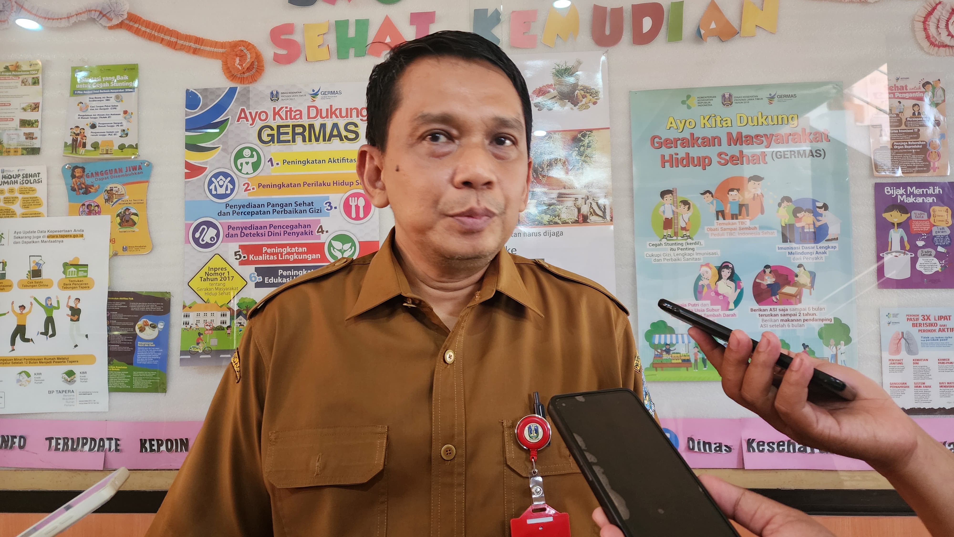 Kepala Dinas Kesehatan Jawa Timur Dr Erwin Astha Triyono.