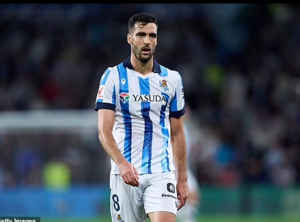 Mikel Merino lolos tes medis di skuad Arsenal.