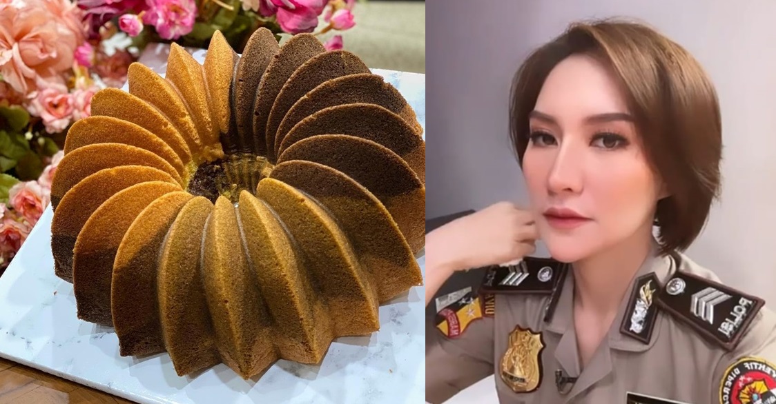Selain menjadi Polwan, Briptu Cikita Putri juga memiliki usaha berjualan kue.