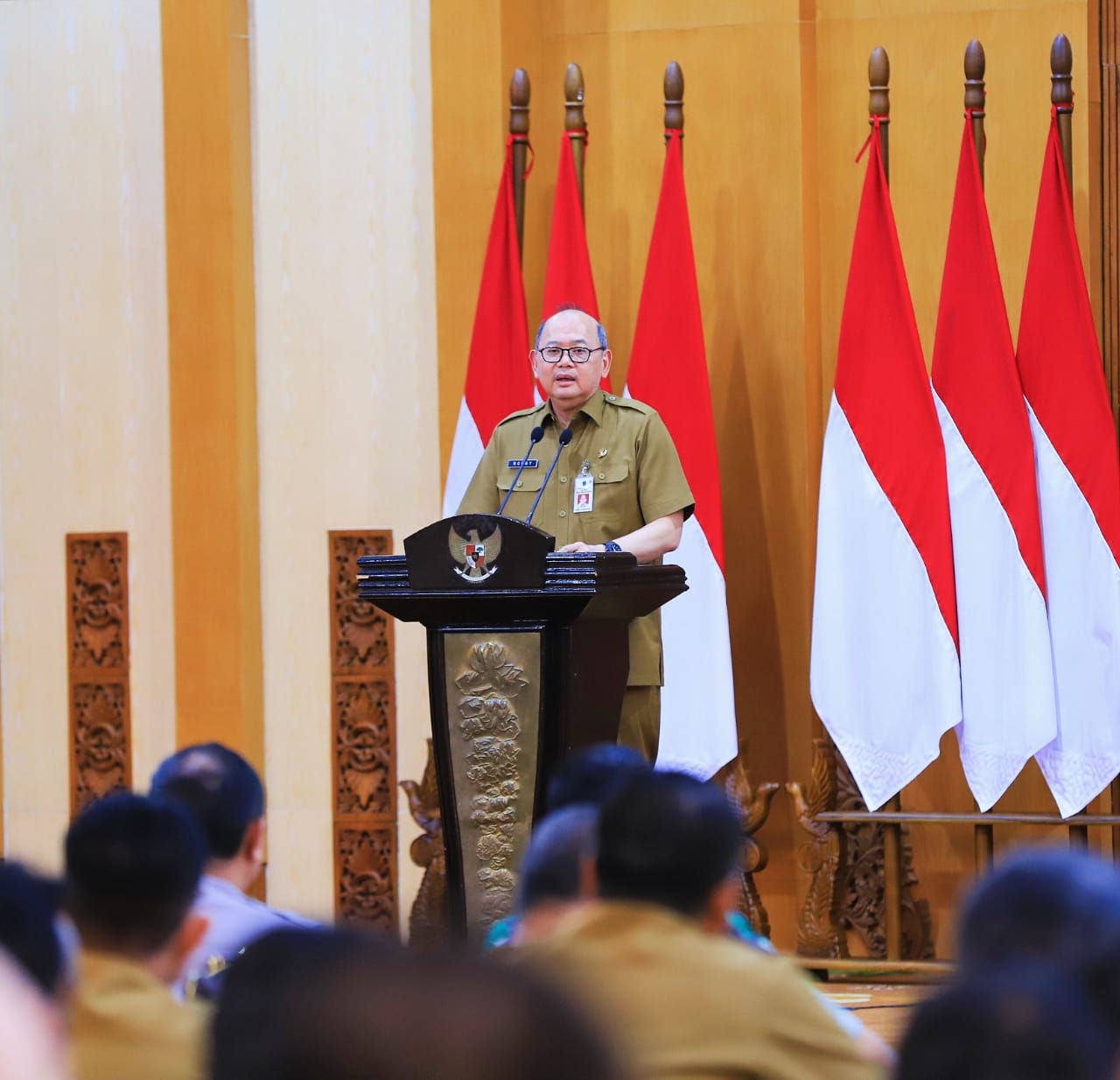 Penjabat (Pj) Sekretaris Daerah Provinsi Jawa Timur Bobby Soemiarsono