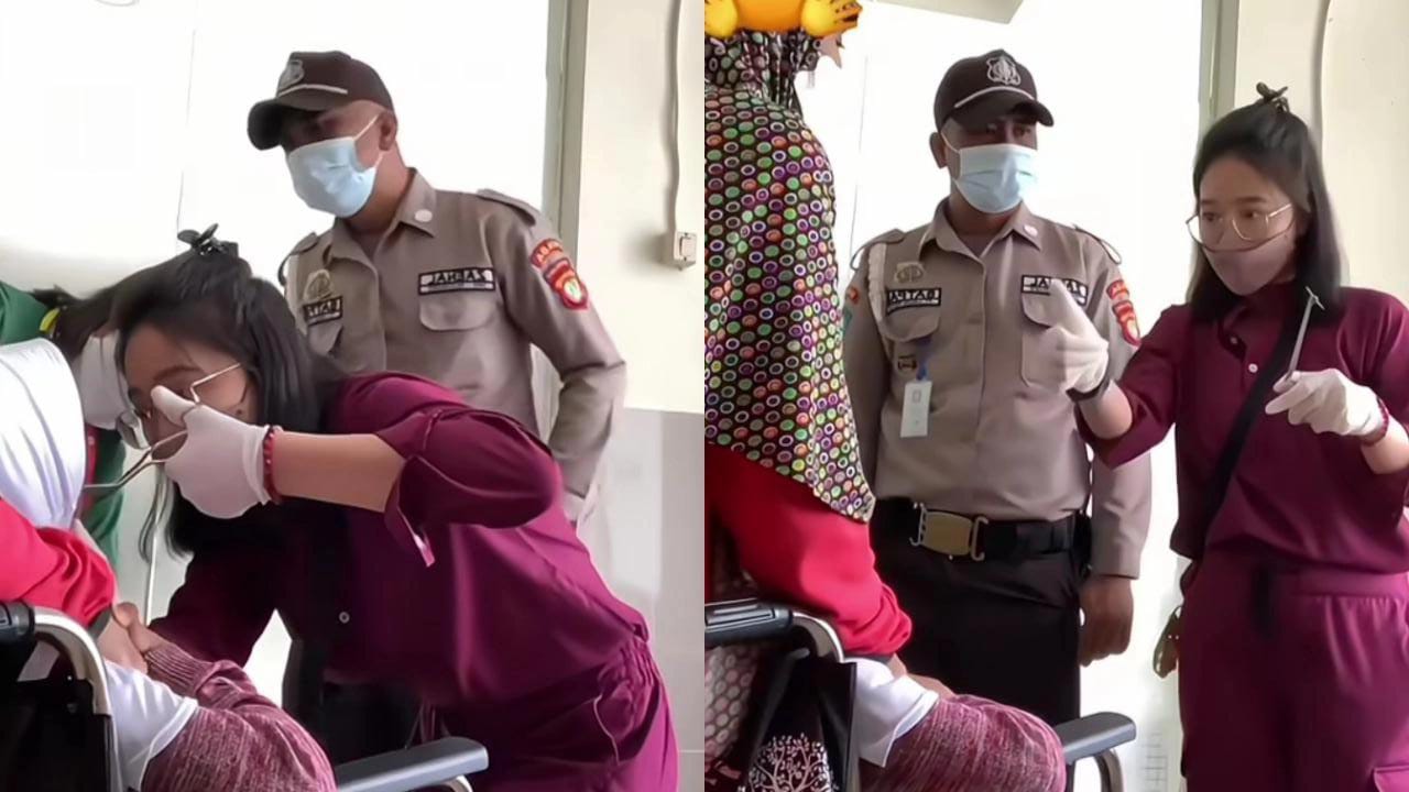 Video saat perawat Elyanda mengeluarkan duri atau tusuk gigi dari mulut seorang anak SD yang di-bully temannya.