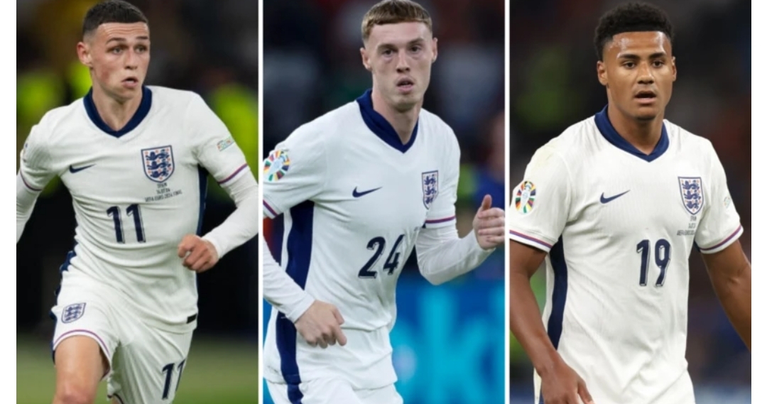 Phil Foden,  Cole Palmer, dan Ollie Watkins absen karena cedera.