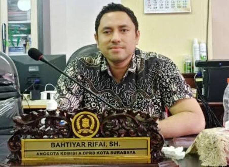Wakil Pimpinan Sementara DPRD Surabaya Bahtiyar Rifai.