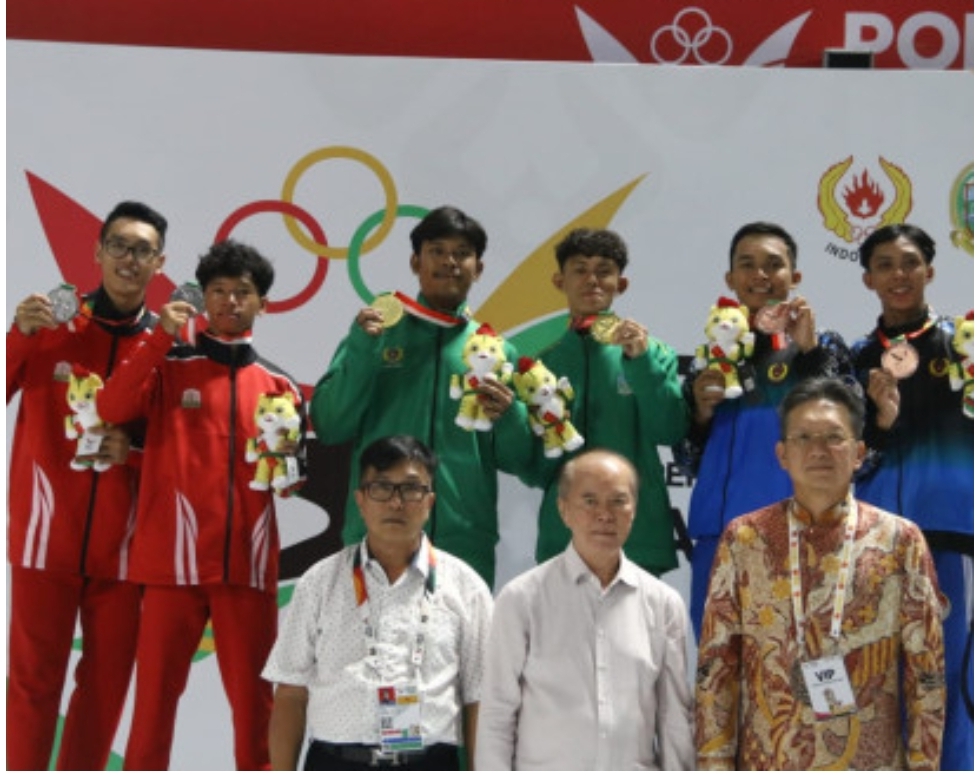Tim barongsai Jatim catat waktu tercepat tanpa kesalahan.