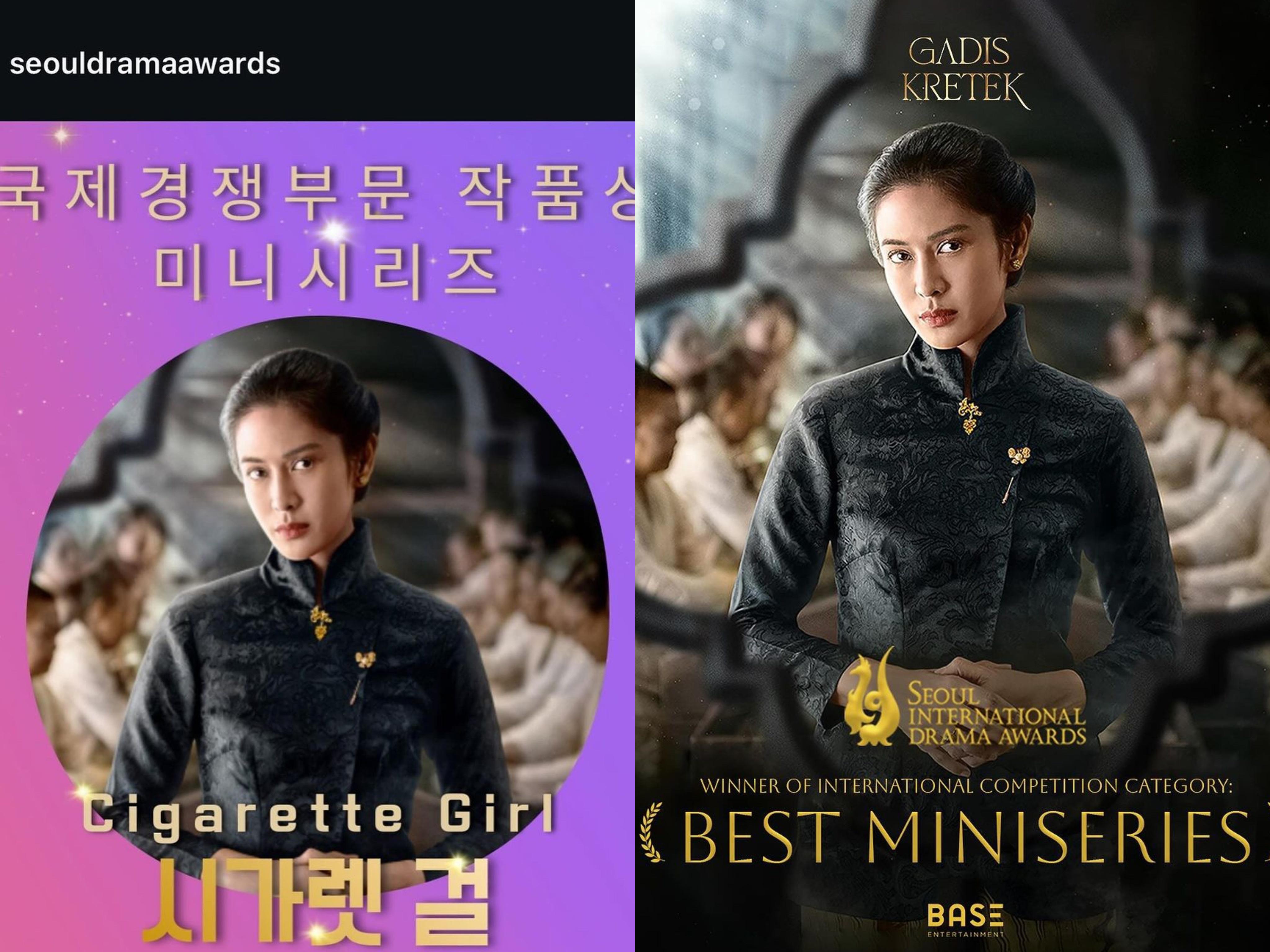 Potret poster nominasi serial Gadis Kretek yang mendapat penghargaan dari International Drama Awards 2024