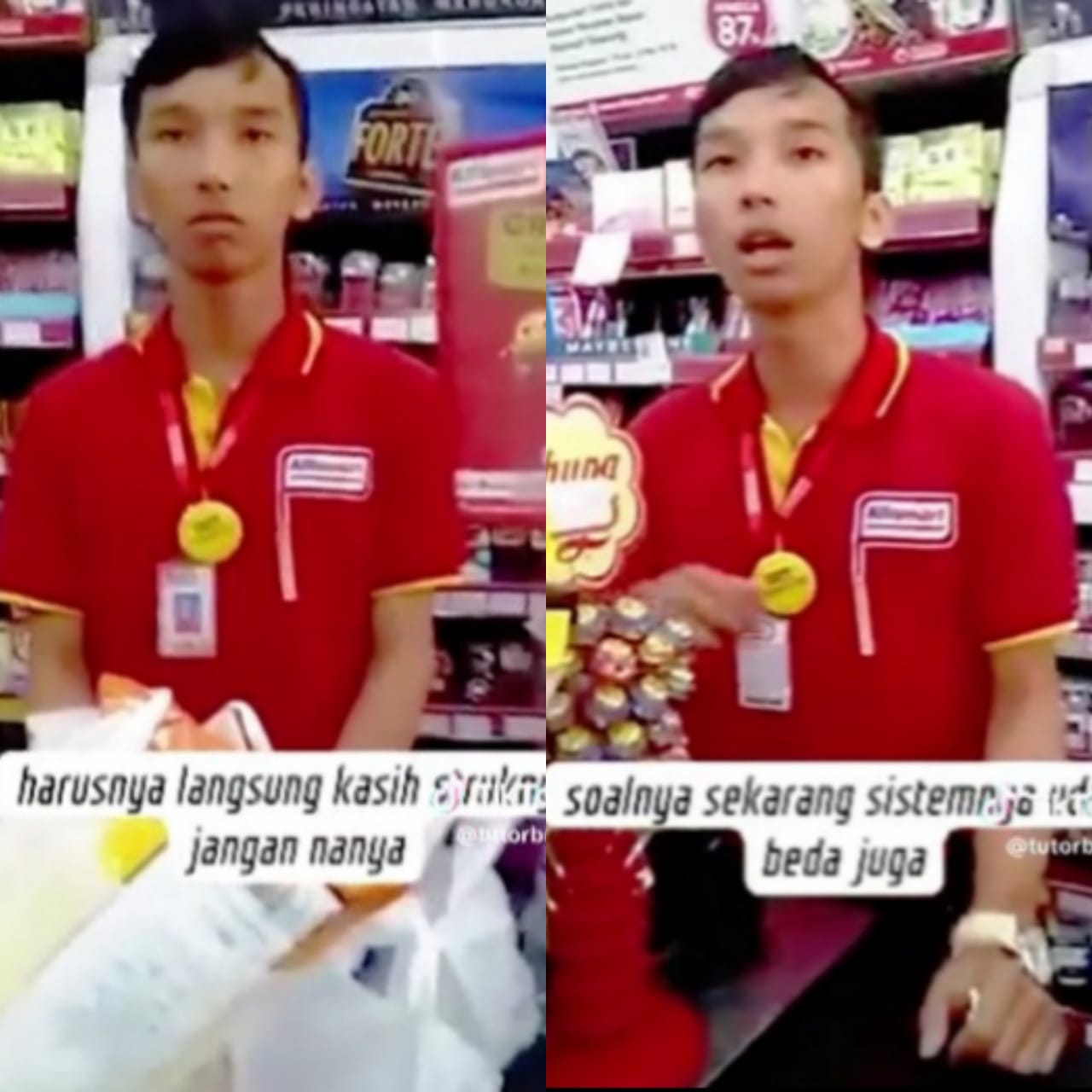 Pelanggan cekcok dengan pegawai Alfamart karena Rp100.