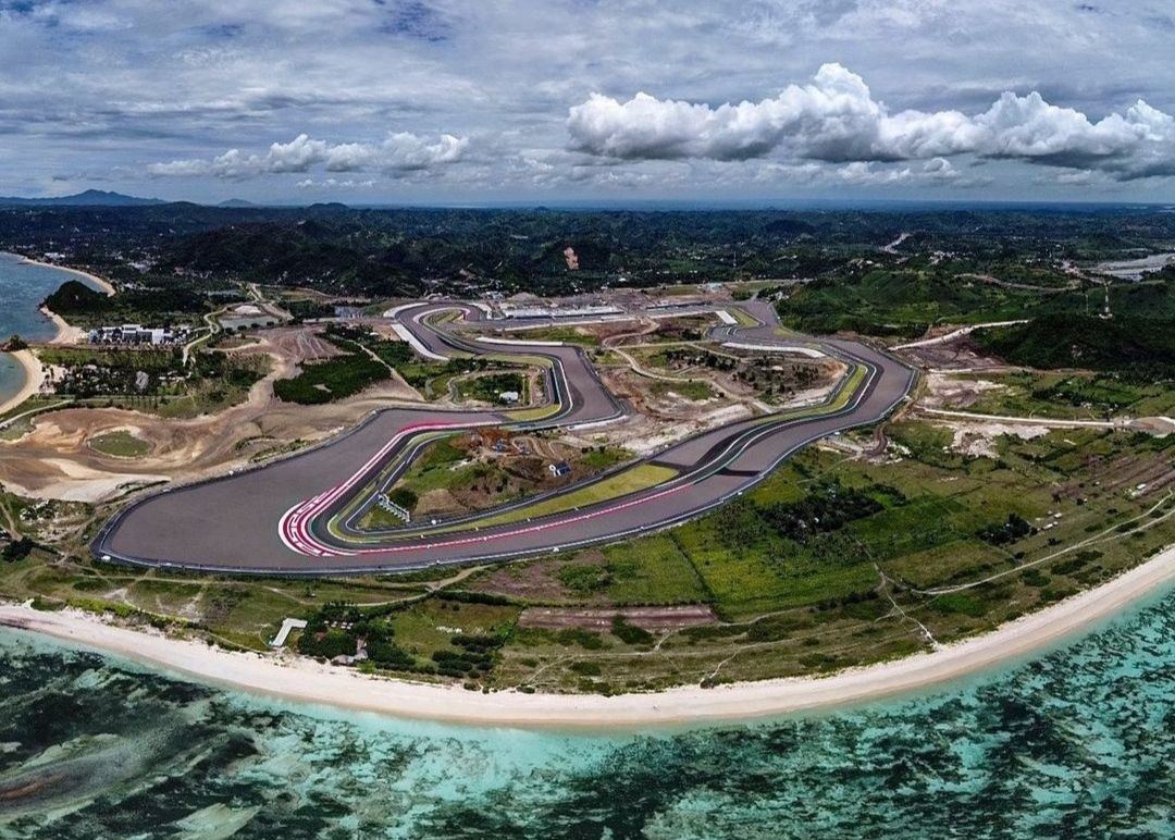 PREVENTIF: Pertamina Mandalika International Circuit yang menjadi venue MotoGP Indonesia 2024.