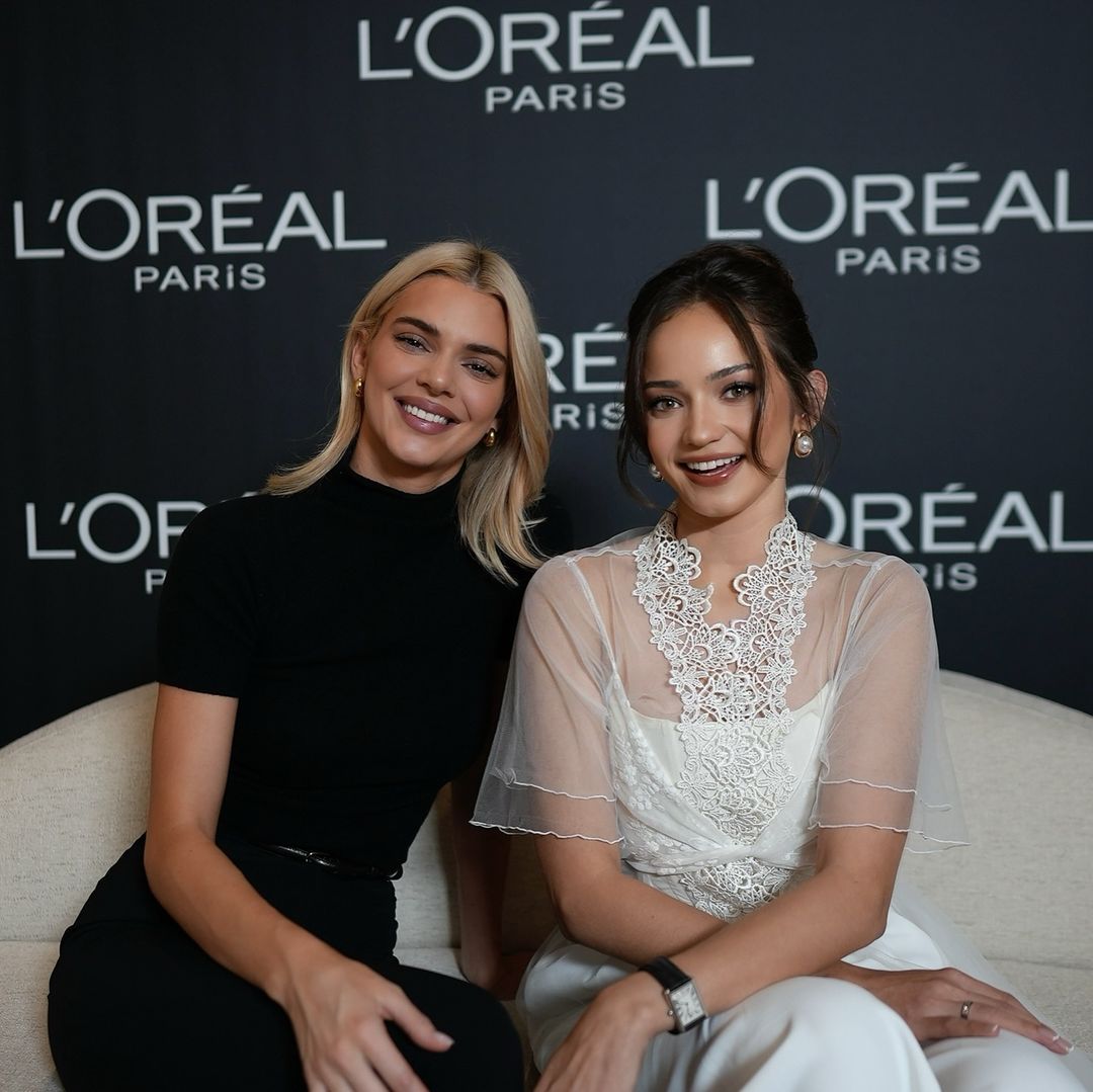 Enzy Storia saat bertemu dengan Kendal Jenner.