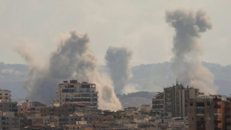 Serangan udara dari pasukan Israel di wilayah Lebanon.