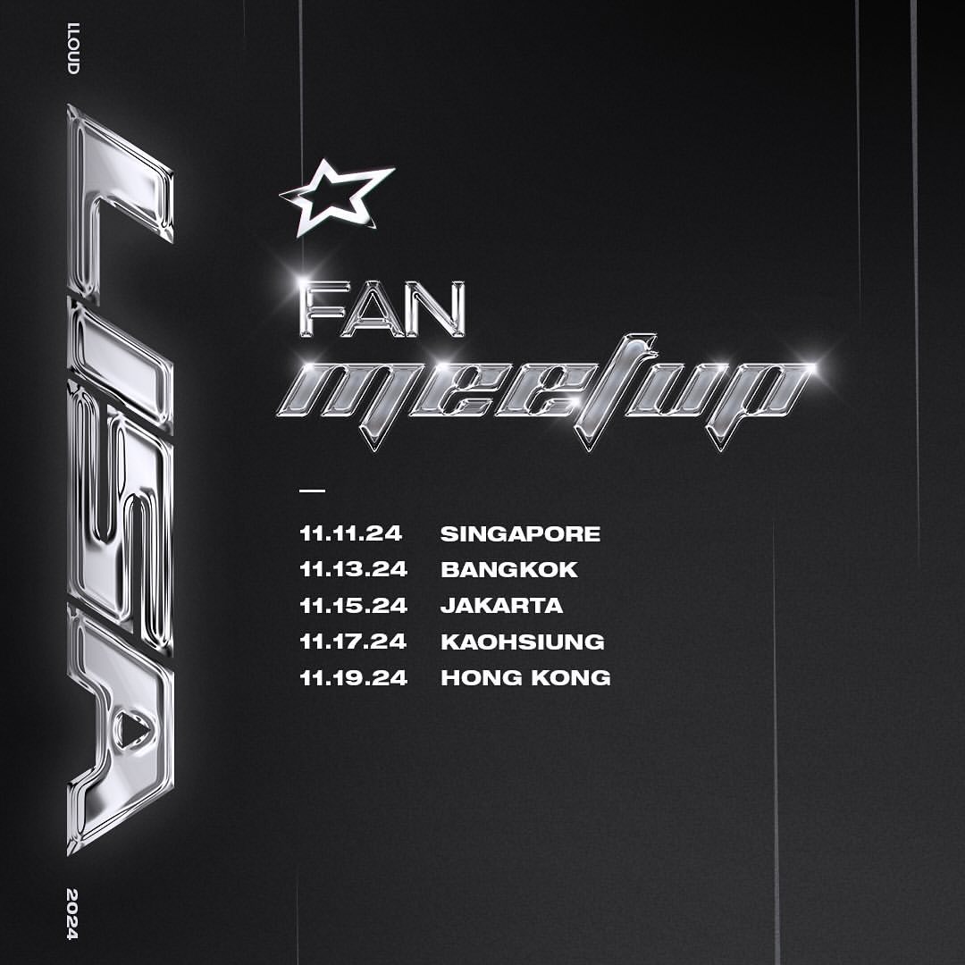Jadwal Asia Fanmeet Lisa.