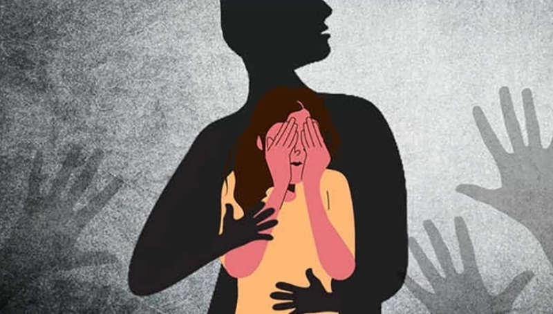 Ilustrasi pelecehan seksual.