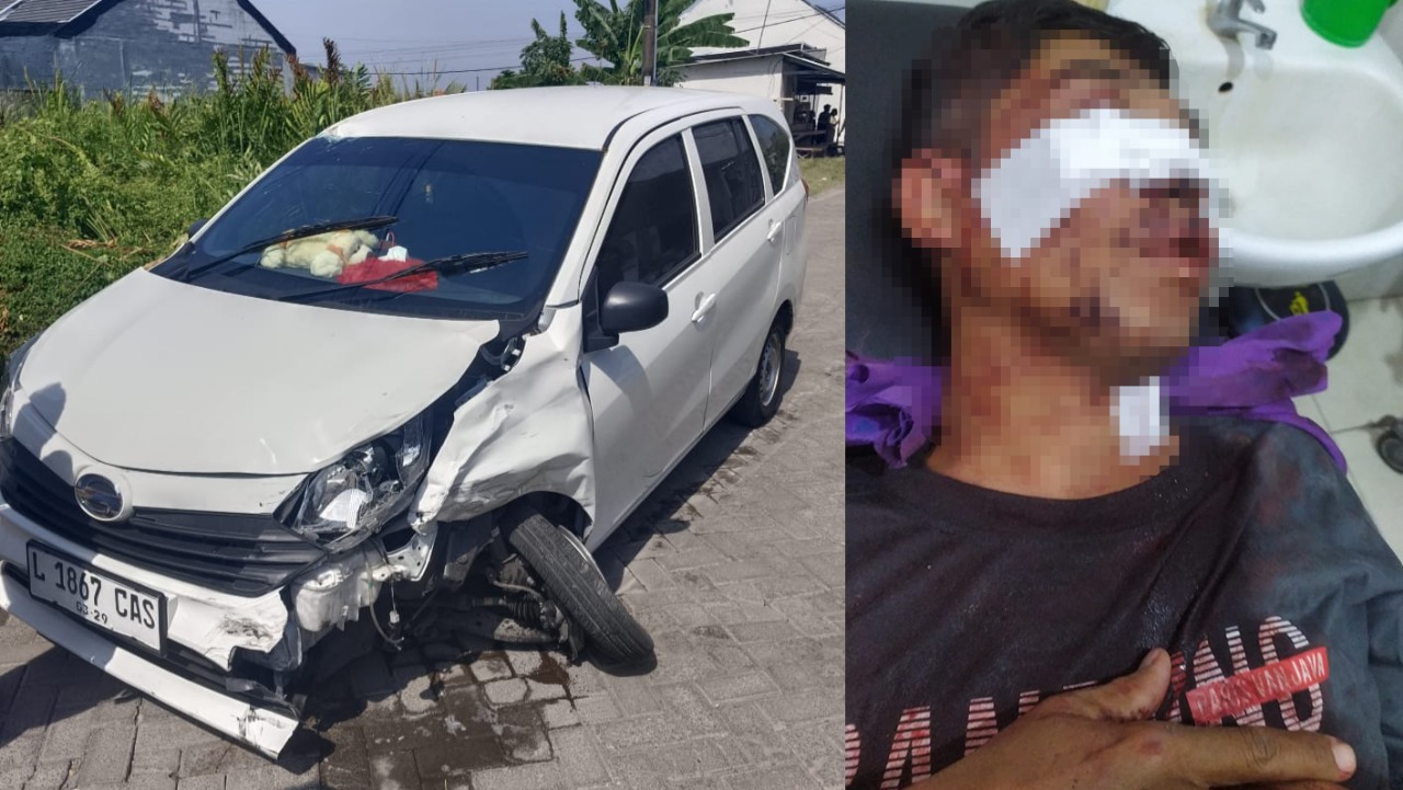 SEHAT: Kondisi sopir taksi online Pudjiono, 47, warga Jalan Keputran Panjunan Surabaya yang menjadi korban begal makin membaik. &nbsp;   &nbsp;