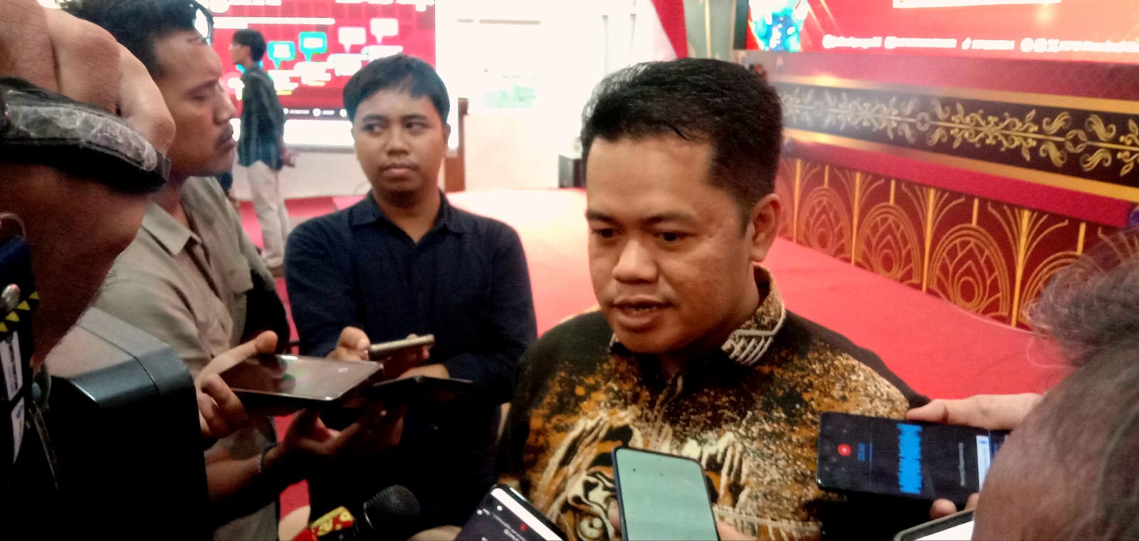 Ketua KPU Jawa Timur Aang Kunaif.