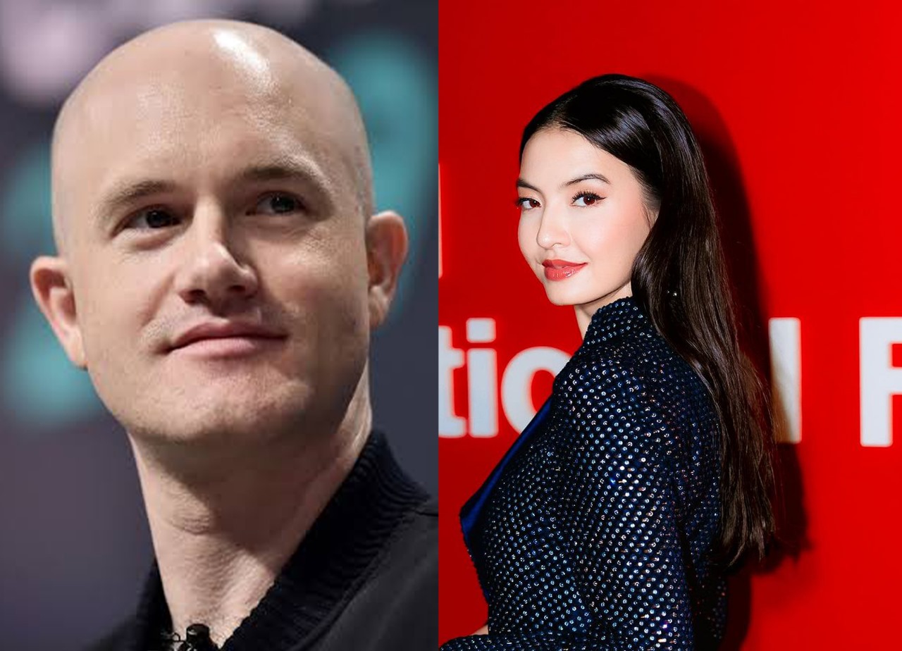 Raline Shah yang semula dikabarkan sudah pernah menikah dengan CEO Coin Base, Brian Armstrong.