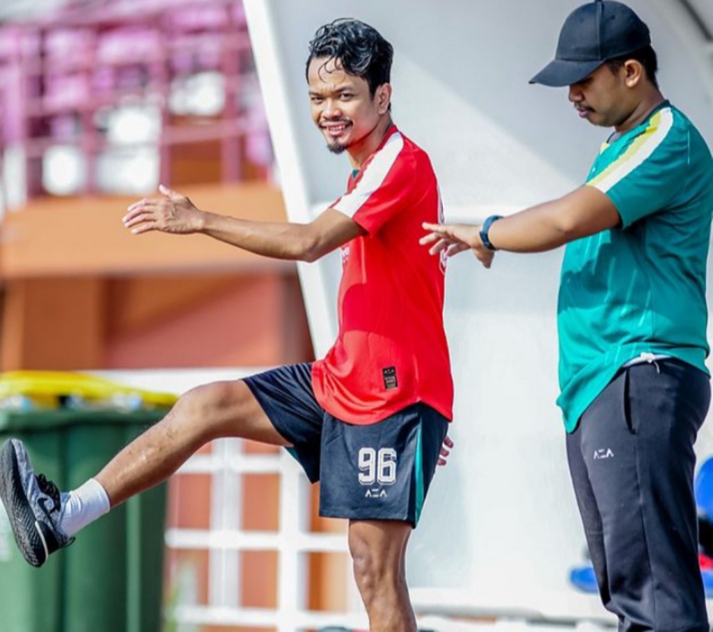Muhammad Hidayat mulai berlatih tapi dengan pendampingan khusus.
