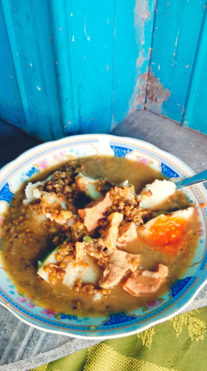 Resep gule kacang ijo roichan didapat dari ayahnya.