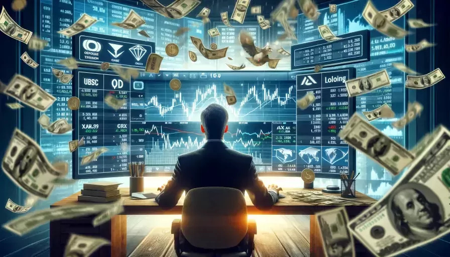Ilustrasi investasi trading.