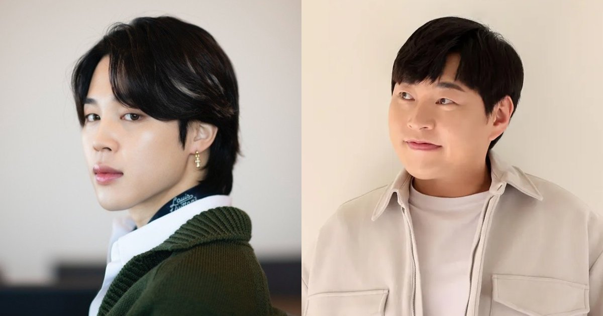 Park Jimin BTS (kiri) yang menjadi korban Lee Jin Ho (kanan) karena kecanduan judol.