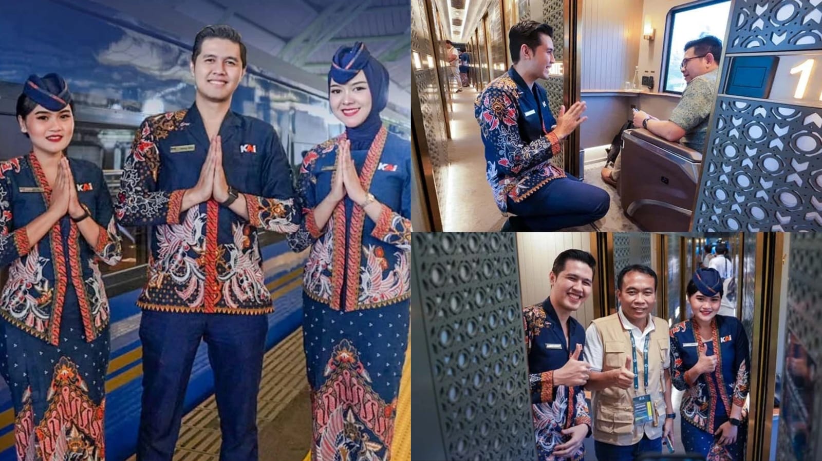 Pramugara dan Pramugari KAI Service