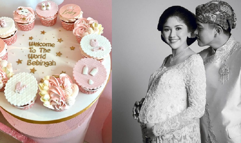 Instagram story Erina yang mengunggah kue dengan ucapan selamat (kiri). Erina Gudono dan Kaesang Pangarep.