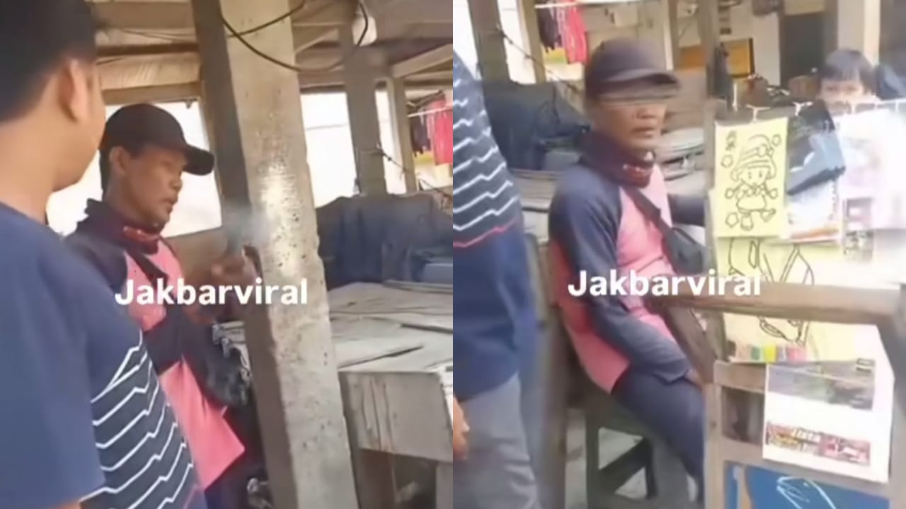 Momen pedagang mainan diusir warga diduga memberikan tontonan dewasa pada anak-anak di daerah Duri Kosambi, Cengkareng.