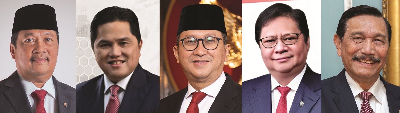 Deretan menteri terkaya dalam Kabinet Merah Putih.