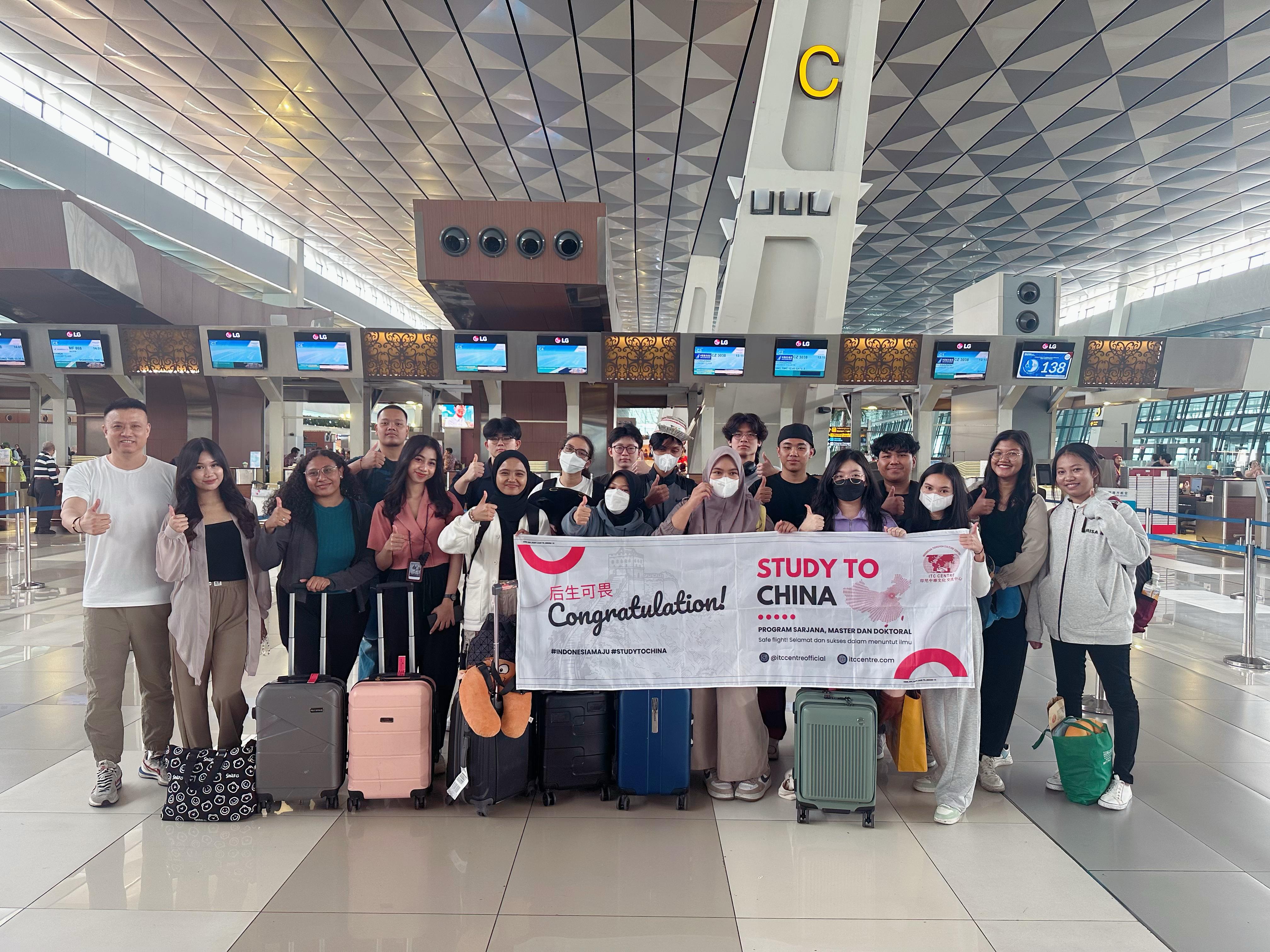 ITC Centre telah memberangkatkan 50 mahasiswa tahun ini untuk menempuh pendidikan di tiga universitas kedokteran terkemuka di China. (IST)