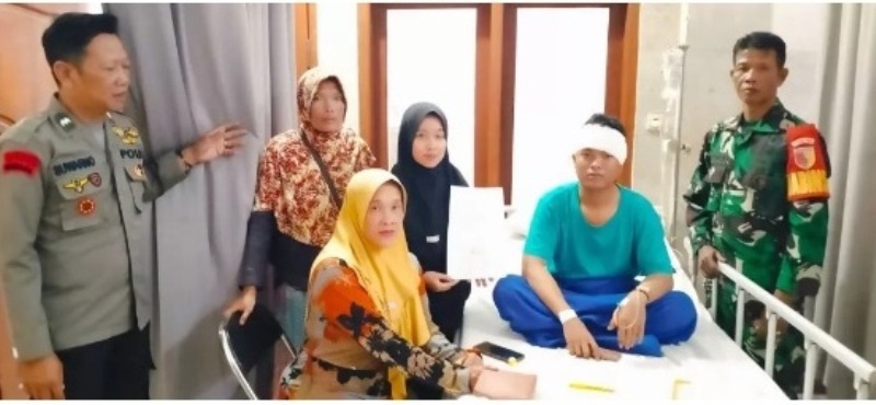 BERUJUNG DAMAI: Pelaku dan korban sepakat menyatakan damai usai dimediasi petugas.