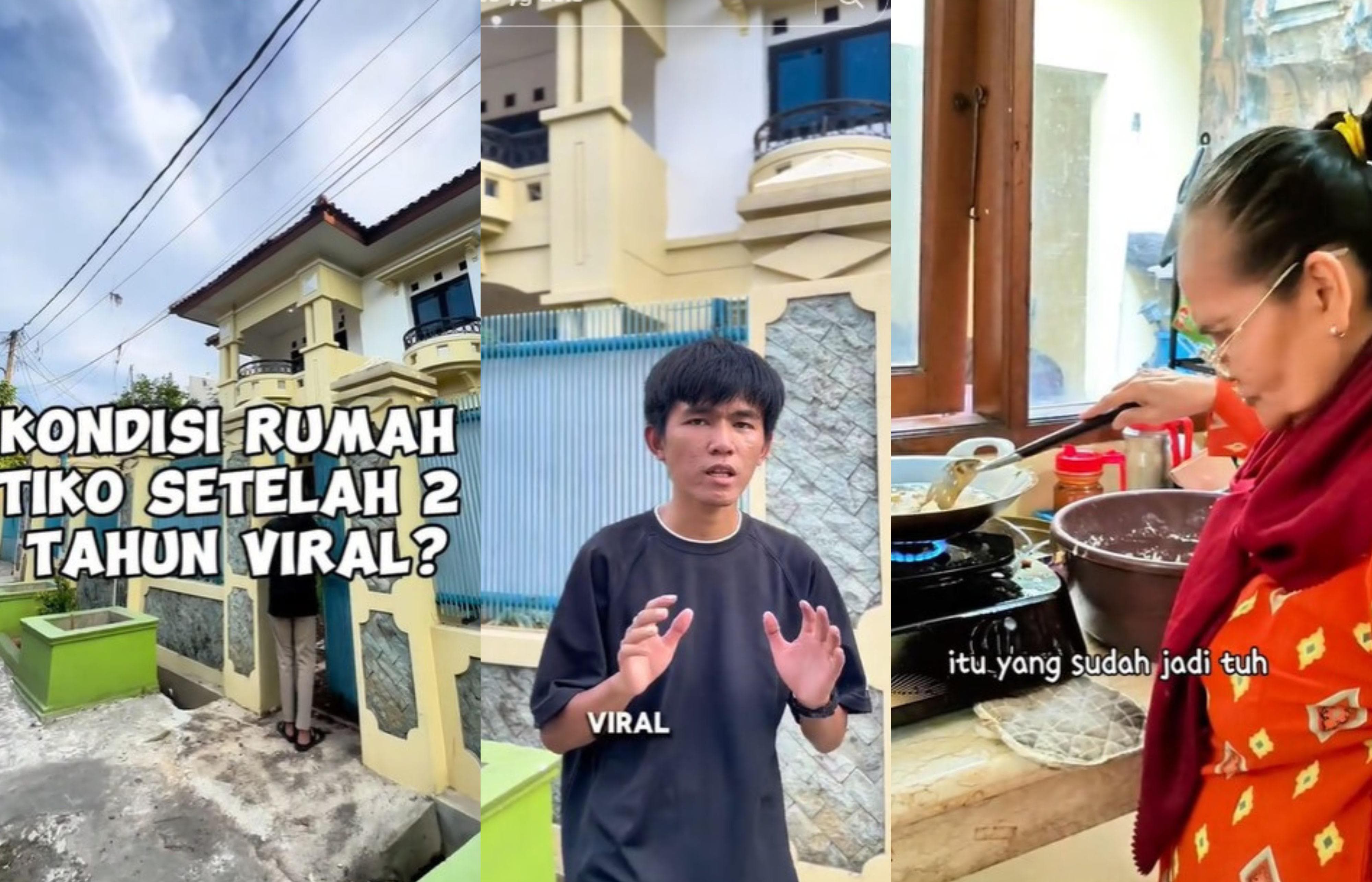 Keadaan terbaru Tiko dan Bu Eny serta rumah mewahnya yang dulu pernah viral.