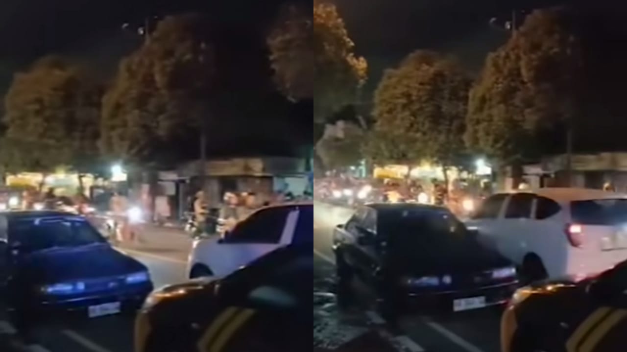 Suasana penyisiran pelaku penusukan santri di Prawirotaman Jogja