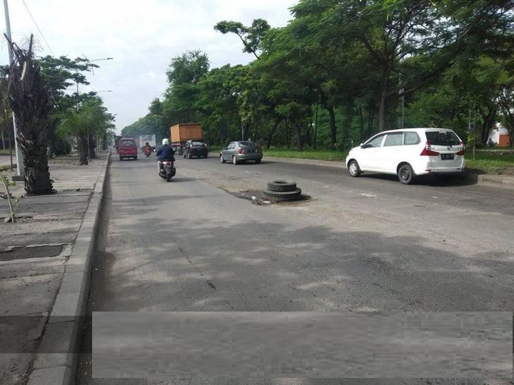 Kawasan Jalan Margomulyo Surabaya sering terjadi kecelakaan lalu lintas. (DOK)