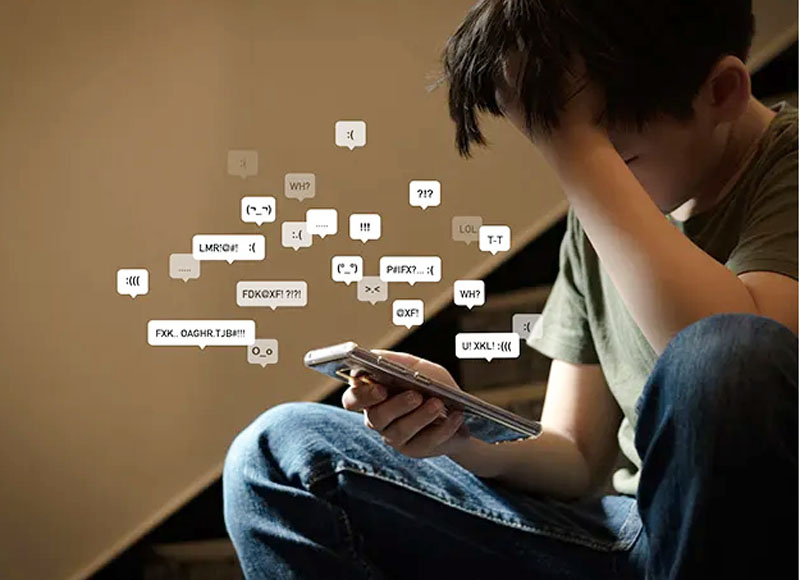 Ilustrasi cyber bullying.