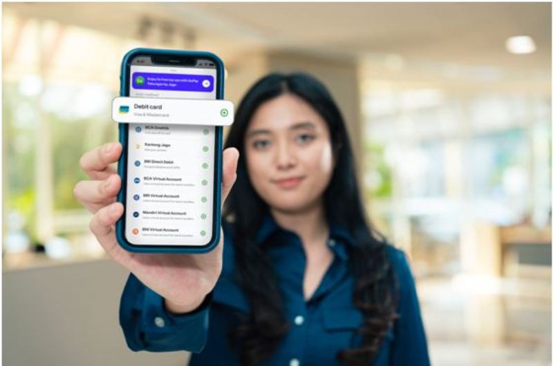 Top up GoPay bisa lewat kartu debit VISA dan Mastercard.