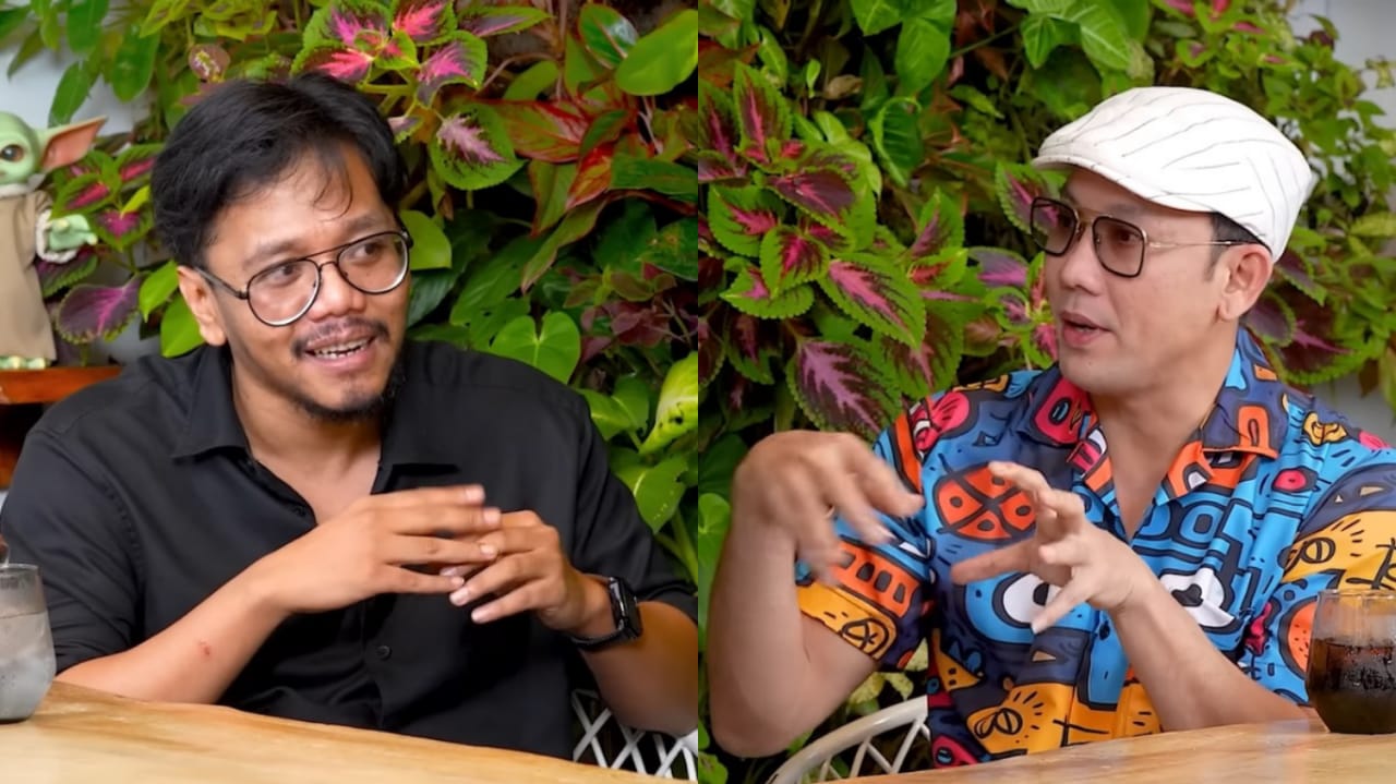 Ferry Irwandi saat diundang podcast Denny Sumargo untuk menceritakan kehidupannya.
