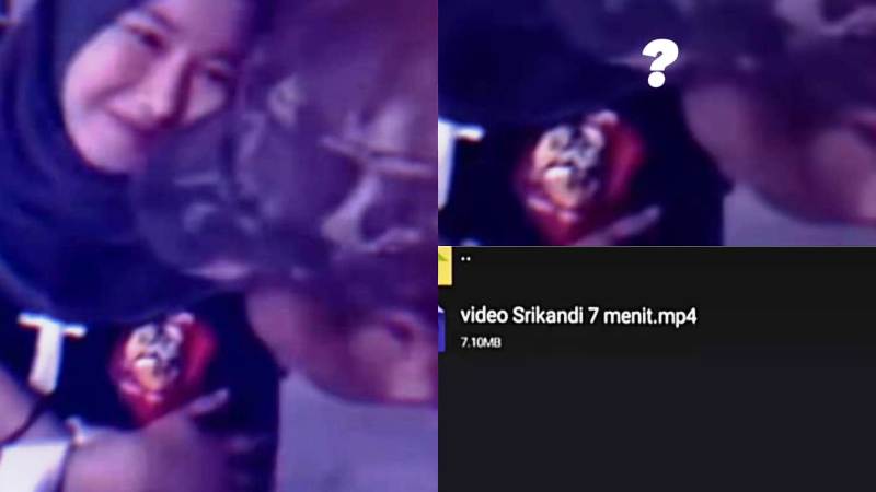 Sosok wanita diduga aktris video viral Srikandi 7 menit.