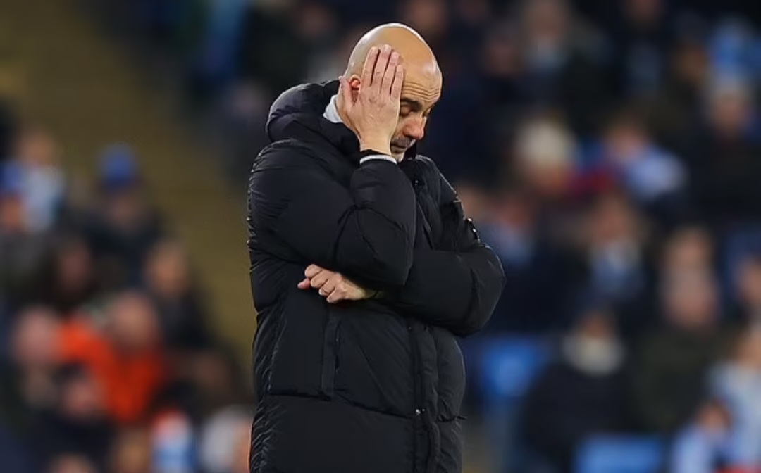 Pencarian kemenangan Pep Guardiola kini bertambah hingga enam pertandingan setelah hasil imbang melawan Feyenoord.