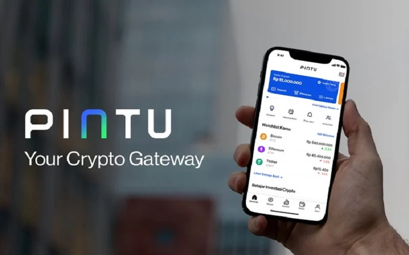 Ilustrasi Pintu trading crypto.