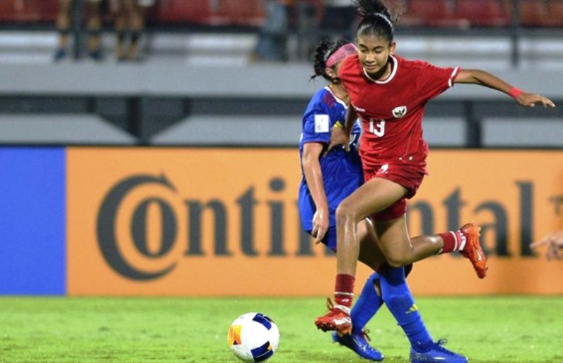 Penyerang Timnas Putri Indonesia Claudia Scheunemann yang diandalkan di partai final Piala AFF Putri 2024 lawan Kamboja nanti malam.