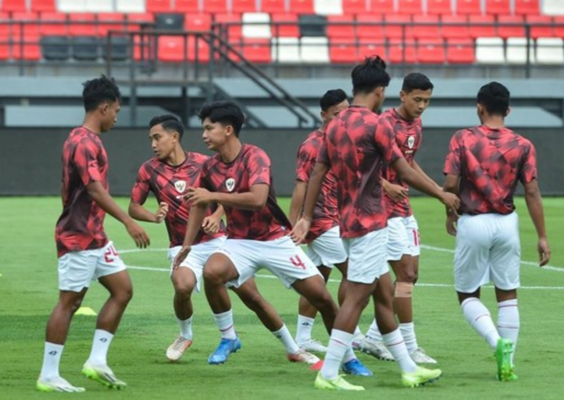 Timnas Indonesia bersiap menghadapi Myanmar pada laga perdana Piala AFF 2024.