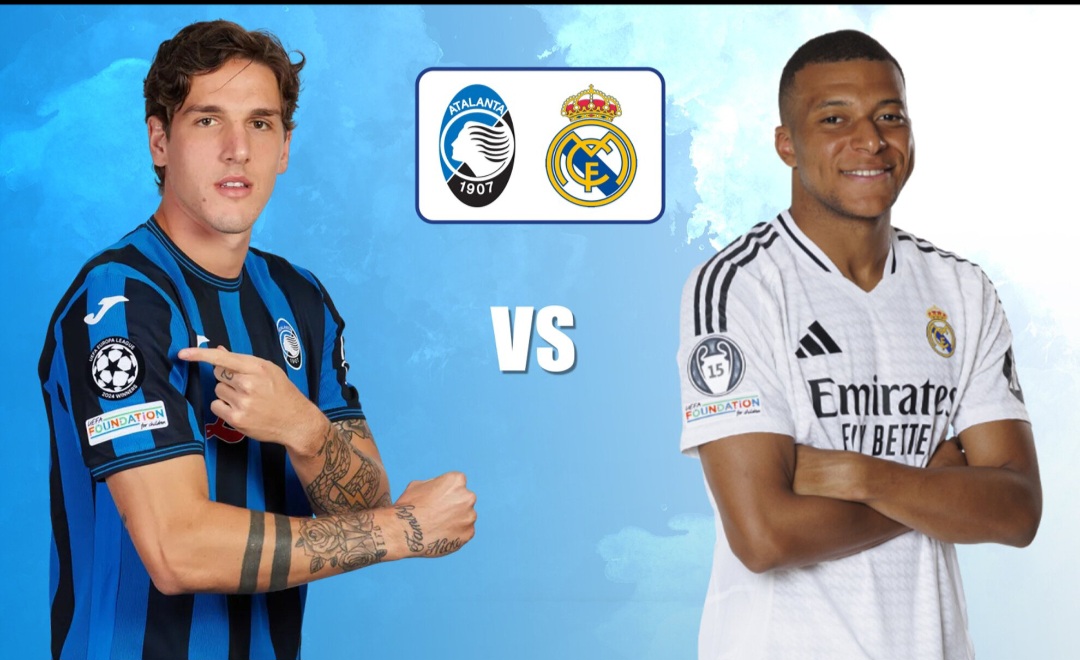 Ademola Lookman (kiri) jadi andalan Atalanta saat menghadapi Teal Madrid yangnpasti akan mengandalkan Kylian Mbappe.