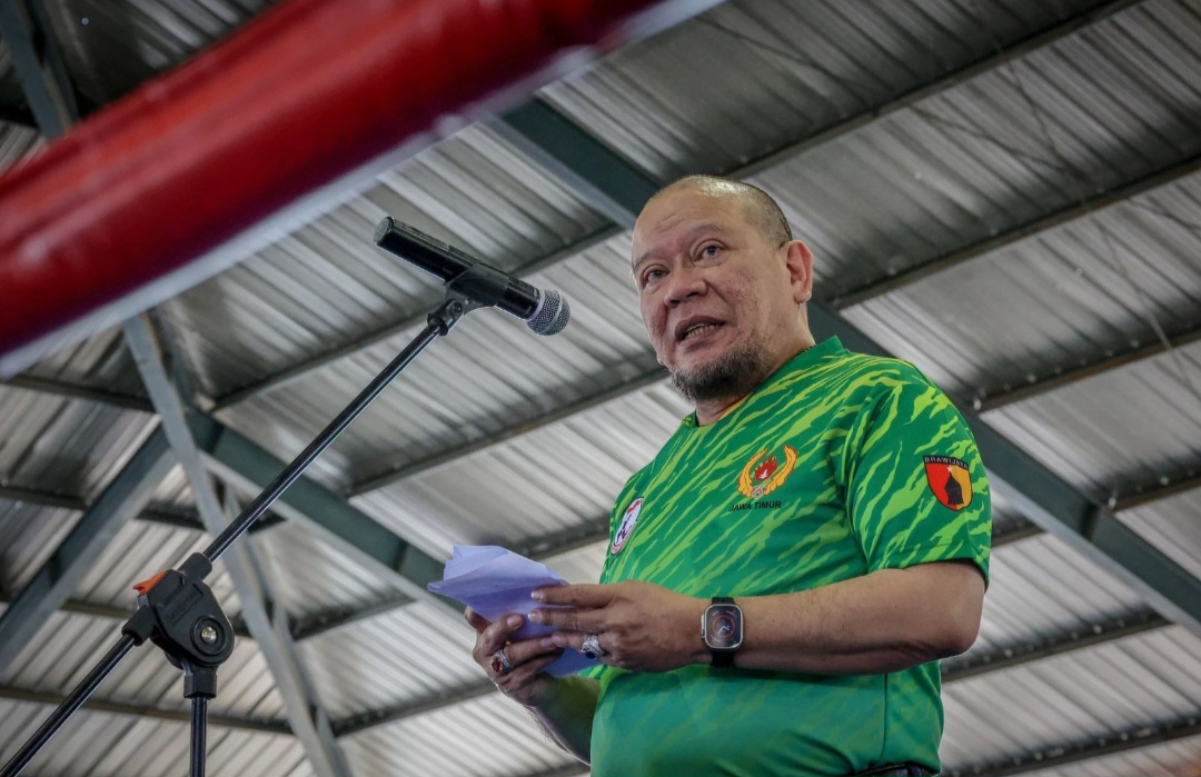 Ketua Dewan Penyantun KONI Jawa Timur LaNyalla Mahmud Mattalitti yang juga anggota DPD RI 2024-2029.