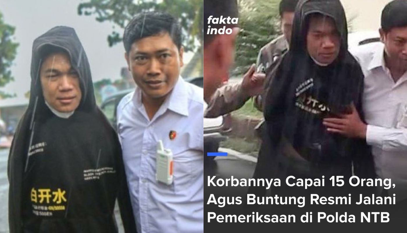 Agus menjalani pemeriksaan didampingi oleh kuasa hukum barunya di Polda NTB.