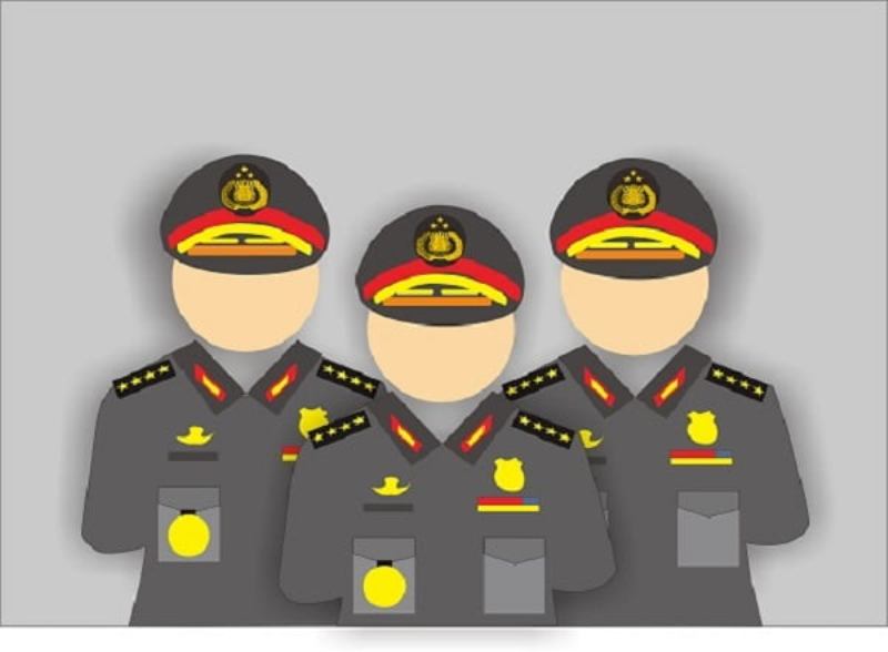 Ilustrasi mutasi Polri.