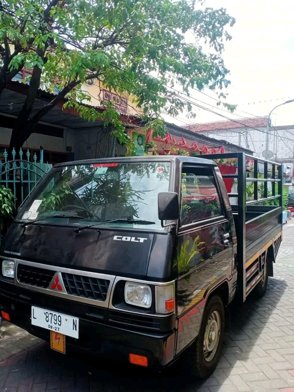 Mobil pikap dicuri di Jalan Jolotundo, Surabaya.&nbsp; Polisi Masih menyelidiki&nbsp; pelakunya. (IST)