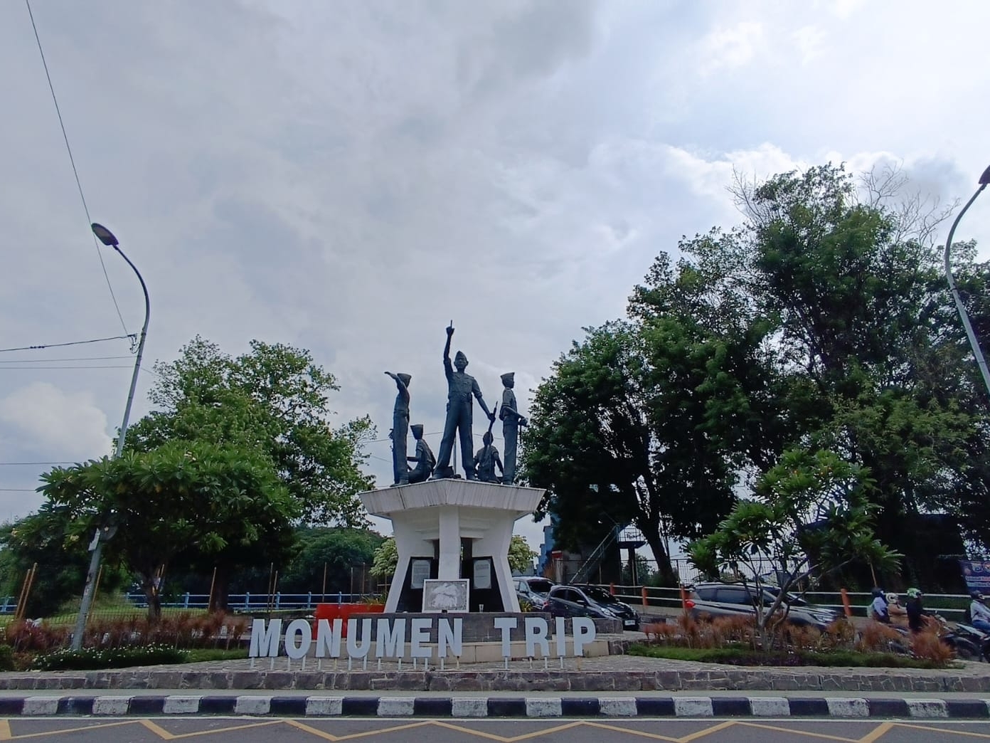 Monumen TRIP yang ada di Gunungsari menjadi penanda akan perjuangan heroik Tentara Republik Indonesia Pelajar di Surabaya.