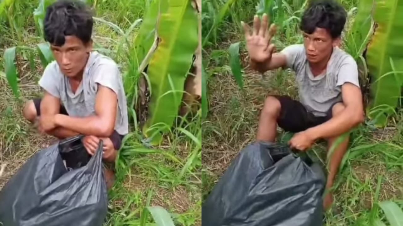 Momen warga menggerebek pemuda yang rudapaksa nenek di perkebunan jagung.