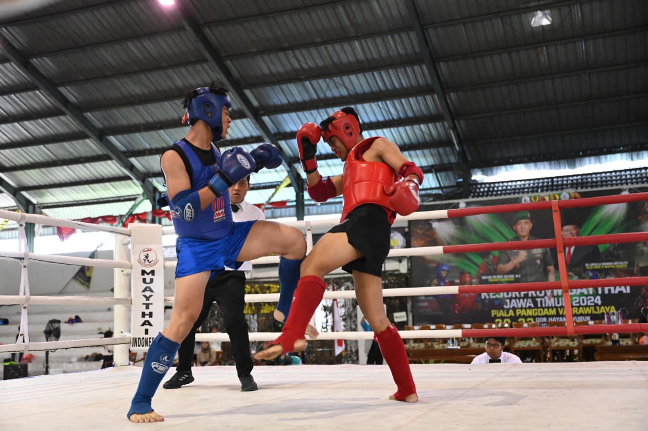 Banyak atlet muda potensial bermunculan di ajang Kejurprov Muaythai Jatim yang digelar di Surabaya.