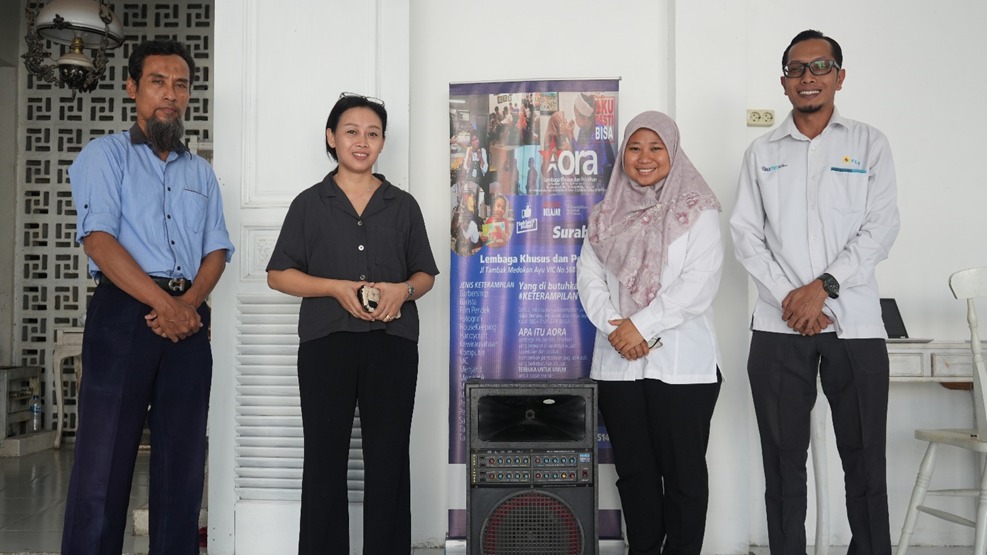 PEDULI: Tim PLN UIP JBTB usai serah terima bantuan program TJSL berupa bantuan pengembangan untuk Yayasan Aora-Wistara.
