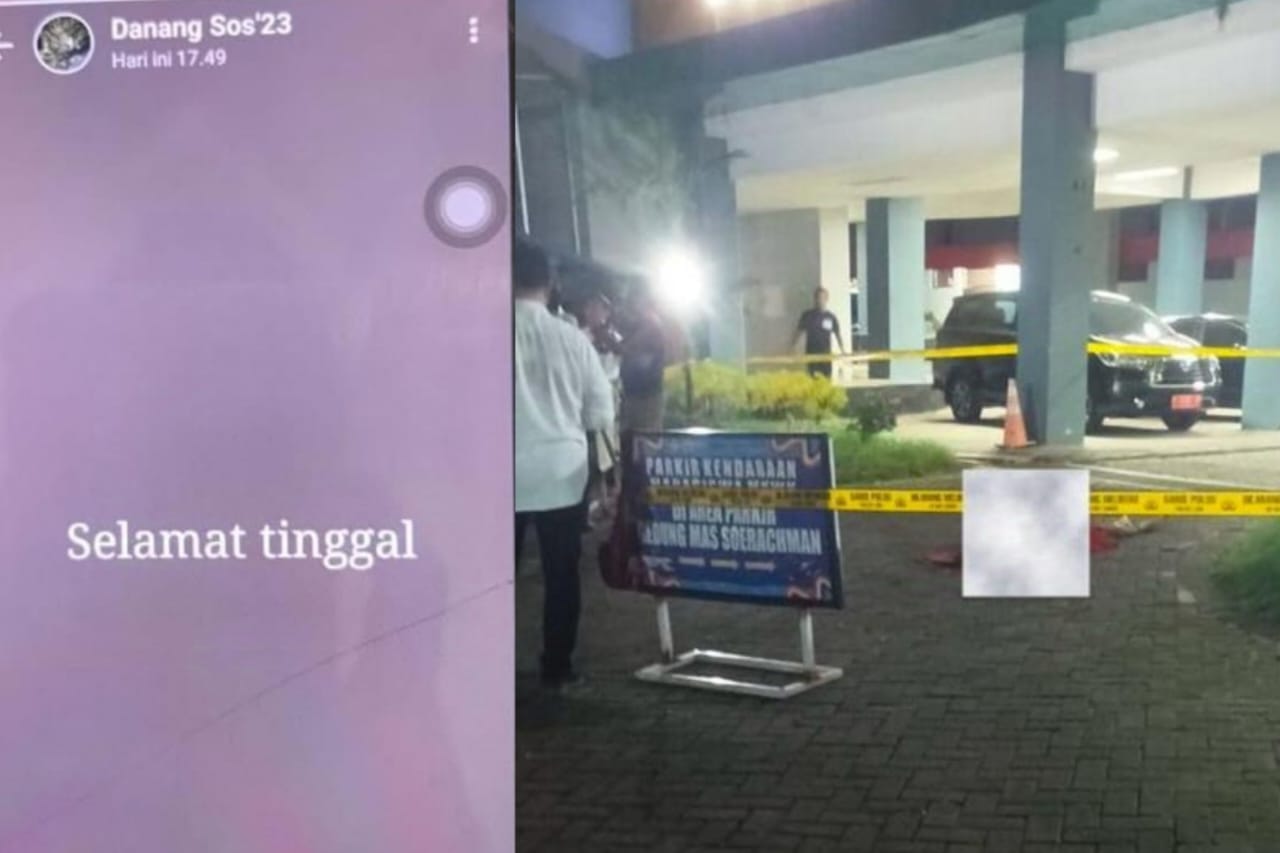 Status WhatsApp mahasiswa UNEJ sebelum bunuh diri lompat dari lantai 8 kampus.